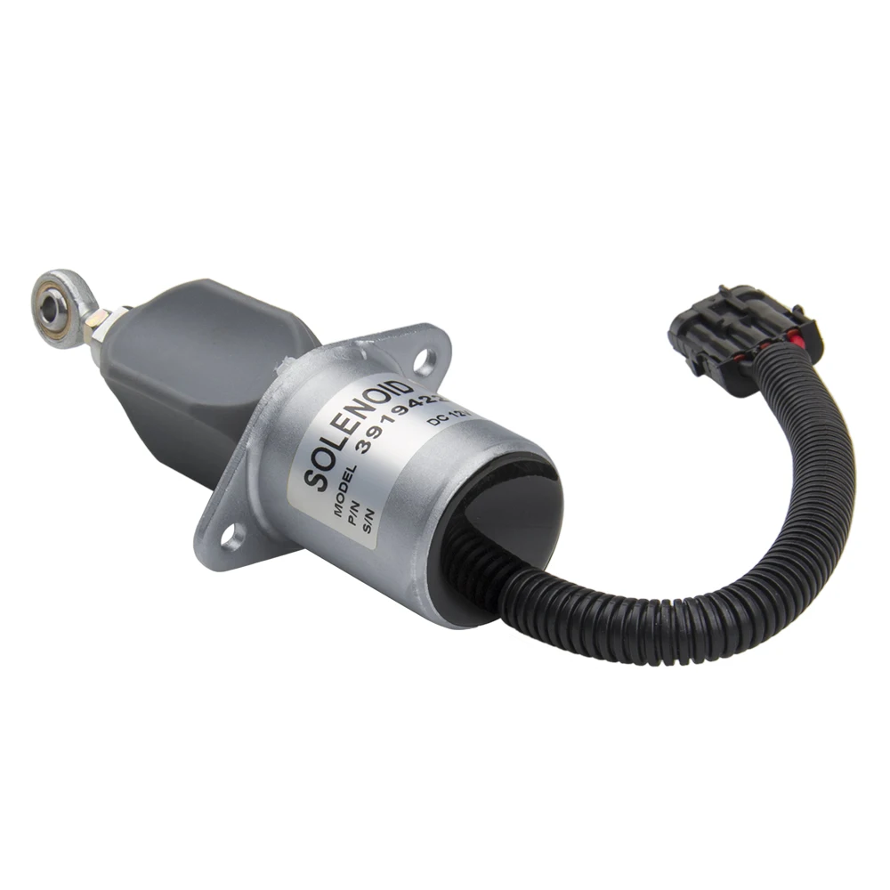 Top Fuel Shut Off Solenoid For Ford Cummins Diesel 2-1//2 bolt spacing 8.3L 5.9L