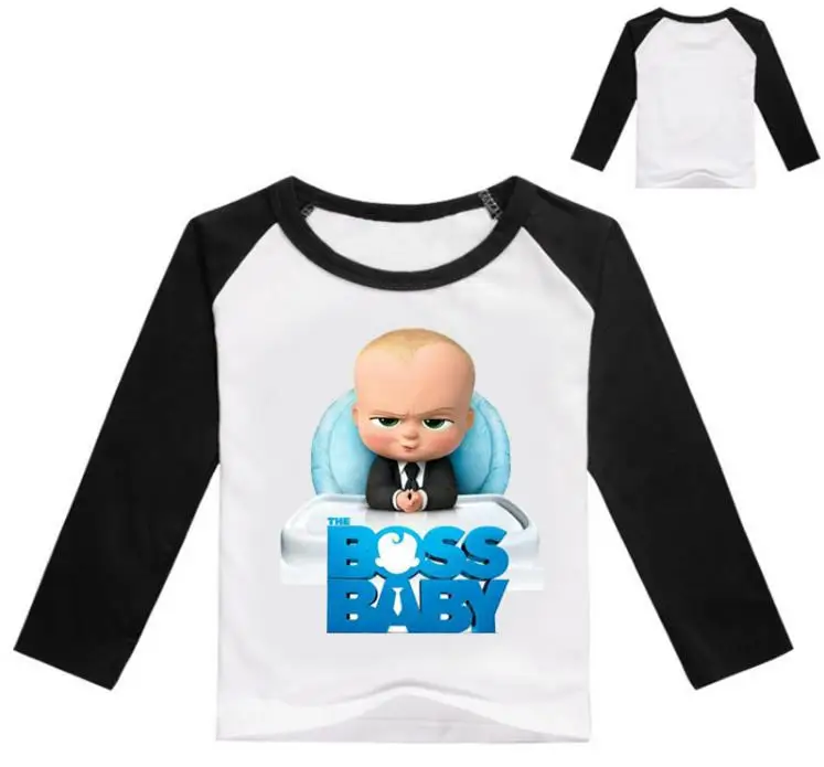 BOSS BABY/детская одежда Топ для девочек и мальчиков короткие футболки для подростков, повседневные рубашки для малышей, костюм детская одежда, футболка, топы - Цвет: style 15