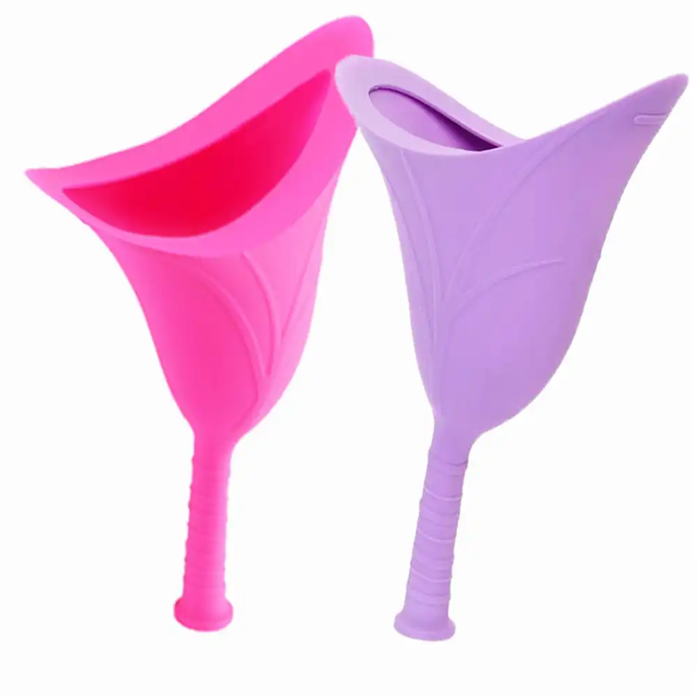 Female Urination Device Women Pee Funnel Portable Silicone Female