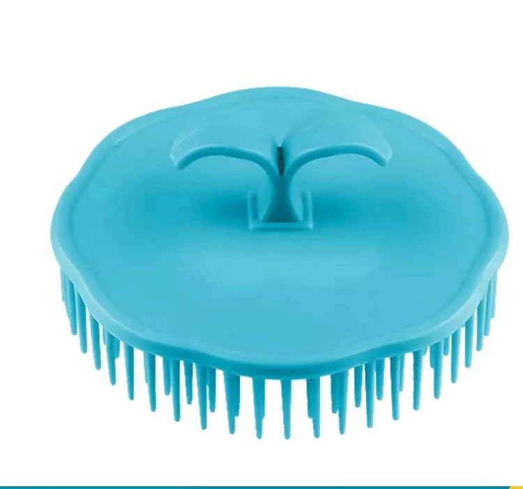 GUANYAO Head Massage Brush Soft glue Shampoo brush Bathroom Products Plastic Sanitary comb Washing Hair Scalp Shower Body