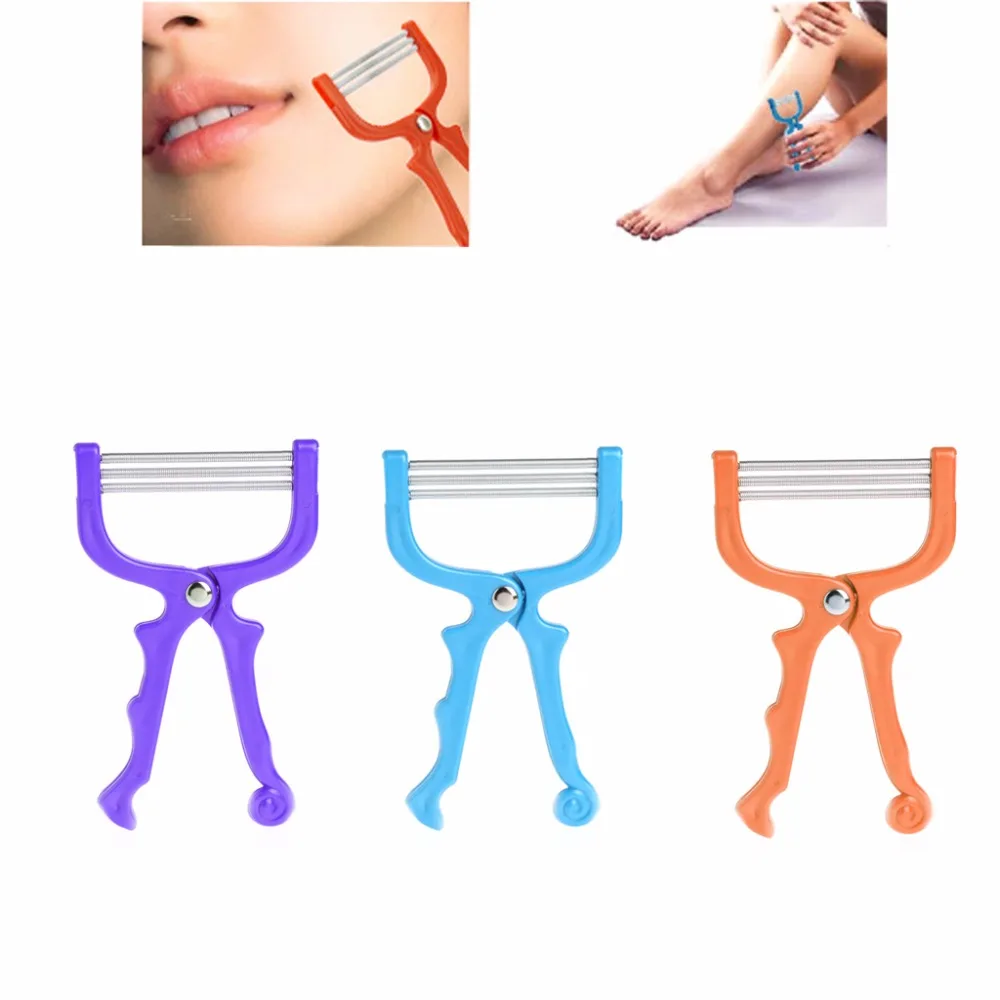 1 Pc New Handheld Facial Hair Removal Threading Beauty Epilator Tool