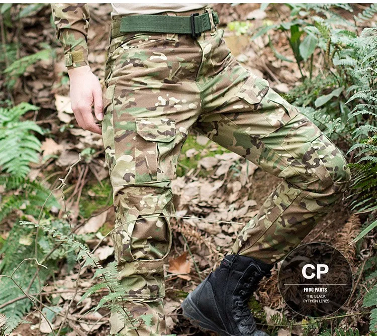 Мужские военные тактические камуфляжные штаны со змеиным рисунком, мужские армейские брюки, армейские брюки, 70707