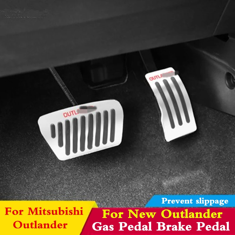 Для нового Mitsubishi Outlander 2013 газа топливного бака педали газа тормоза ножная педаль Крышка внутреннего украшения аксессуары