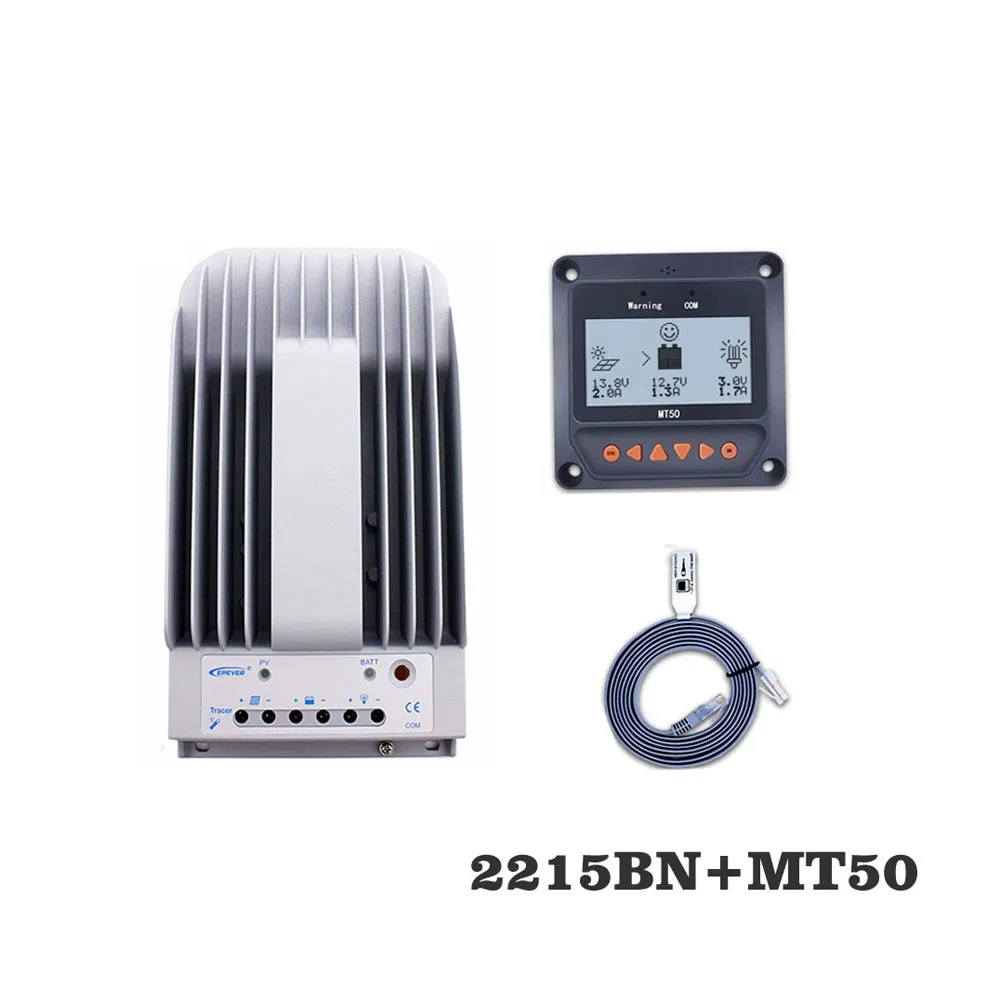 Tracer2215BN 20A MPPT Solar Panel Charge cell battery charger control 2215BN with MT50 Remote Meter LCD Display | Обустройство дома