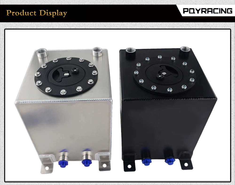 PQY-2,5 галлон 10л алюминиевый гоночный Дрифт топливных элементов бак перенапряжения топлива без уровня отправителя PQY-TK13