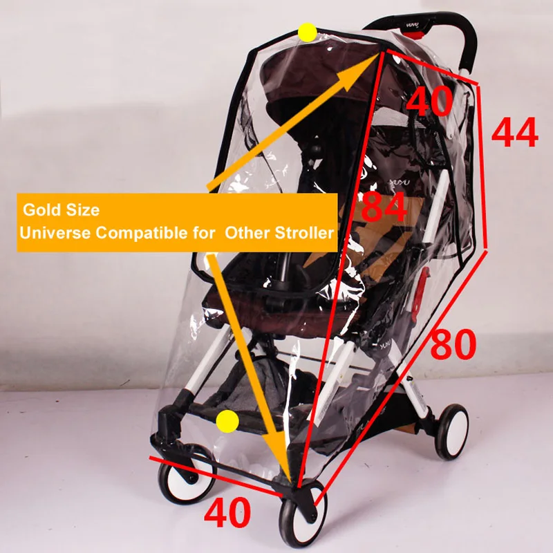 Универсальный водонепроницаемый дождевик для защиты от дождя и пыли, аксессуары для детской коляски для Babyzen YOYO+ прогулочная коляска