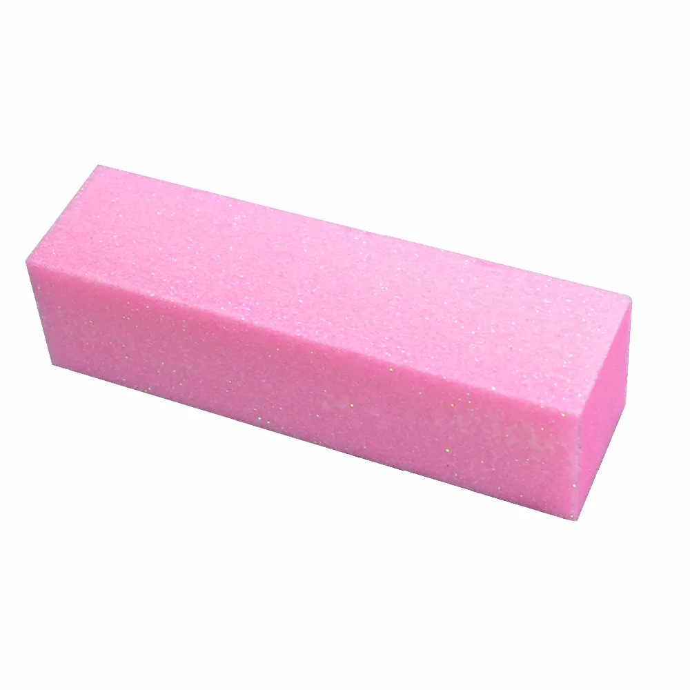 

2 Pieces Pink Buffer Block Acrylic Nail Art Care Tips Sanding Files Tool Wholesale 4 Ways Shine High Quality