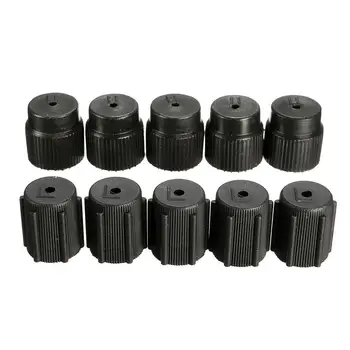 

10Pcs 13mm 16mm Car Air Conditioning Service AC System Charging Port Caps Set