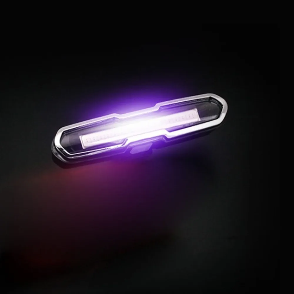 Cheap 5 Modes USB Rechargeable COB LED Bicycle Bike Cycling Front Rear Tail Light Lamp USB bike light rechargeable A70 4