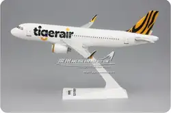 19 см Сингапур Tiger воздуха Аэробус A320 1:200 собранные Самолеты Модель авиакомпании Сингапура модель самолета с W Стенд