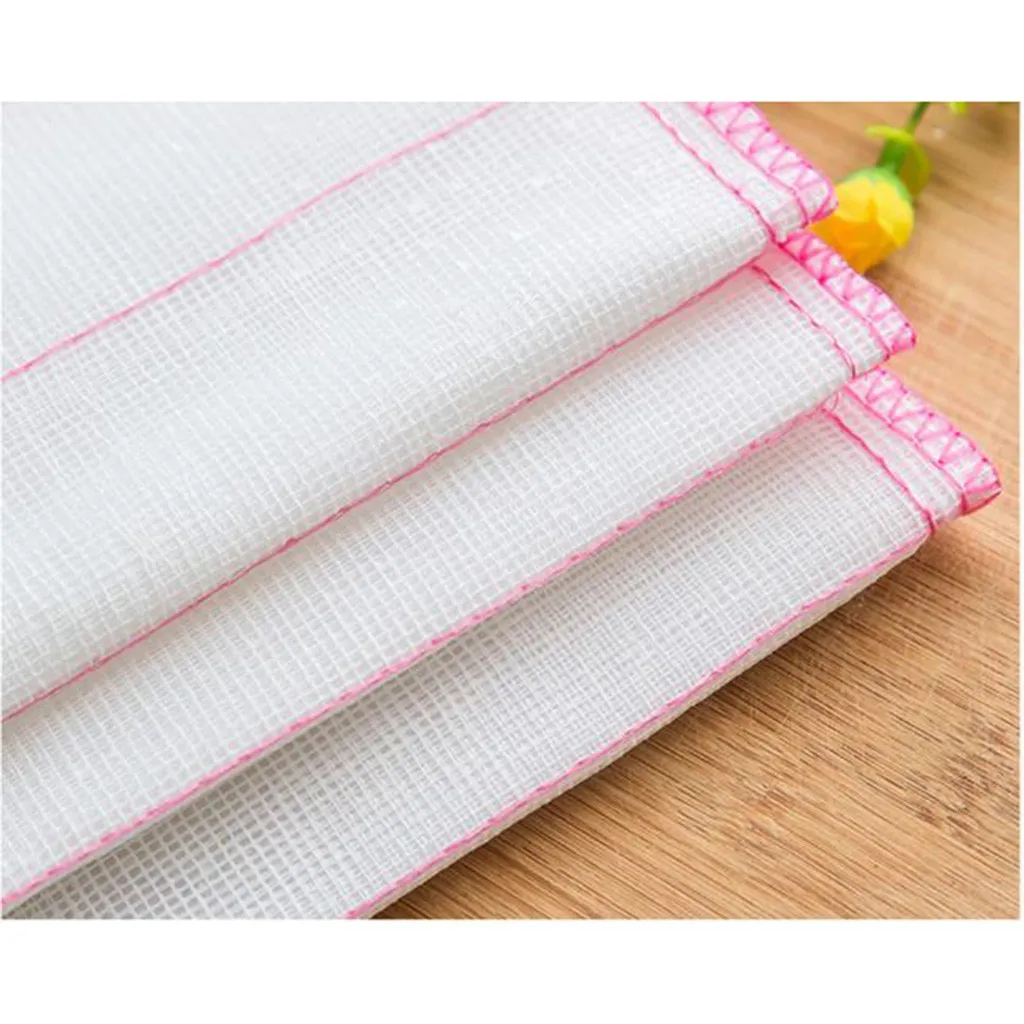 Wash Towel New 5pcs Washing Cloths Dishcloths Rags Towel Bamboo Fiber Home Housework Car Cleaning Kitchen Absorbent 19jun21