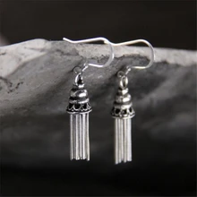 2018 100% 925 Sterling Silver Long Earring for Women S925 Silver boucle d'oreille Tassel Chain Drop Earrings Christmas Gift 2018 100% 925 Sterling Silver Long Earring for Women S925 Silver boucle d'oreille Tassel Chain Drop Earrings Christmas Gift