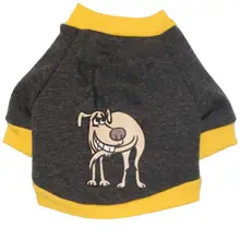 Трансер собачья одежда собаки рубашка маленькая собака одежда мода костюм щенок печать футболка одежда 3,28