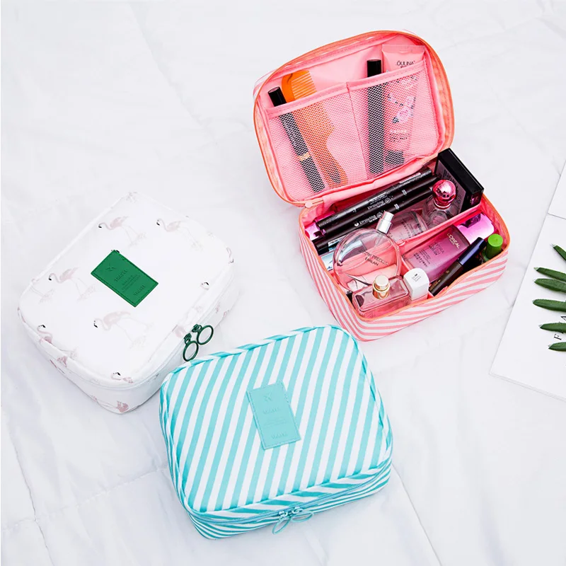 جديد أدوات الزينة المنظم التجميل أطقم ضرورة سفر كبيرة قدرة حقيبة مستحضرات تجميل ضد الماء حقيبة ماكياج محمولة غسل الغرغرة حقيبة
