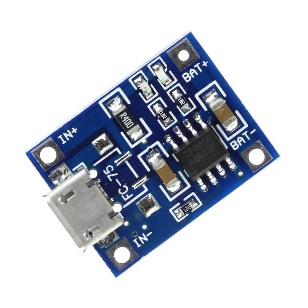 5 V Micro USB 1A 18650 TP4056 литий Батарея зарядная плата с защитой Зарядное устройство
