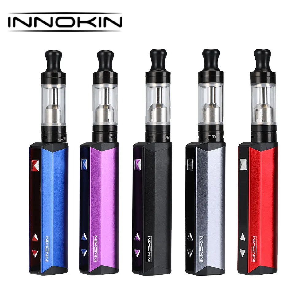 

Innokin JEM/Goby Starter Kit 1100mAh VW Kit with Jem Atomizer Tank 2ml & Superior Mouth-to-Lung Flavor Delivery E-cigarette Kit