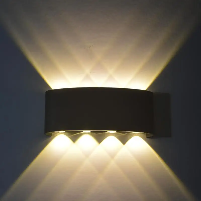 8 Вт светодиодный настенный светильник для украшения дома отель Путь Настенные светильники ночник