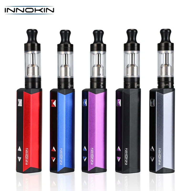 

Original Innokin JEM/Goby VW Starter Kit With 2ml Jem Tank Built-in 1000mAh Battery 5 level Wattage Option E Cigarette Vape Kit