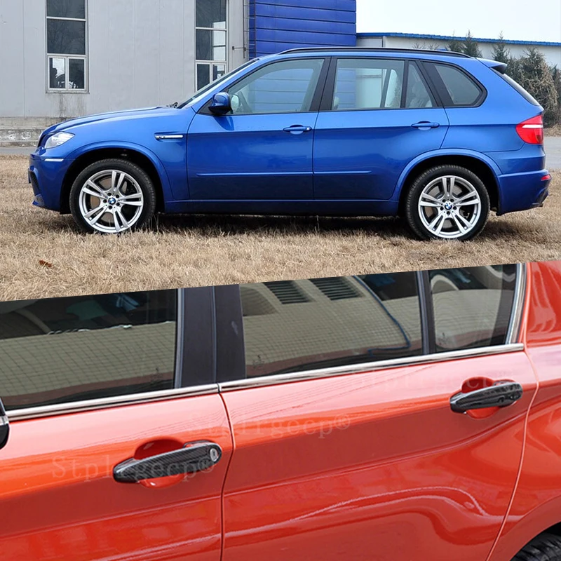 Для BMW x5M x5 M E70 2010 2011 2012 2013 Аксессуары 100% Настоящее углеродное волокно Авто Внешняя