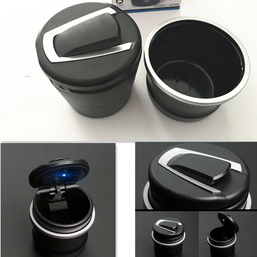 

car Ash Tray Ashtray Storage Cup With LED FOR Dacia duster logan sandero stepway lodgy mcv 2 dokker Accessories