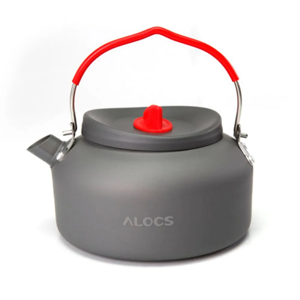 ALOCS CW-C06S acampar al aire libre juego de ollas sartén hervidor cocina portátiles Picnic vajilla para 3-4 personas