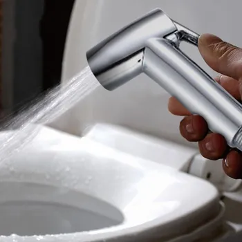

3 piece set hand-held bathroom toilet bidet nozzle shower head sprayer butt cleaning tool ABS hand-held small spray gun Z56