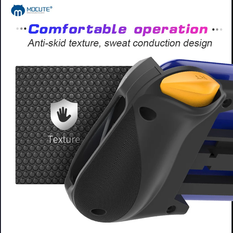 MOCUTE 057 Bluetooth 4.0 Gamepad PUBG Controller PUBG Mobile Triggers Joystick Wireless Joypad For iPhone XS For Android Tablet MOCUTE 057 Bluetooth 4.0 Gamepad PUBG Controller PUBG Mobile Triggers Joystick Wireless Joypad For iPhone XS For Android Tablet