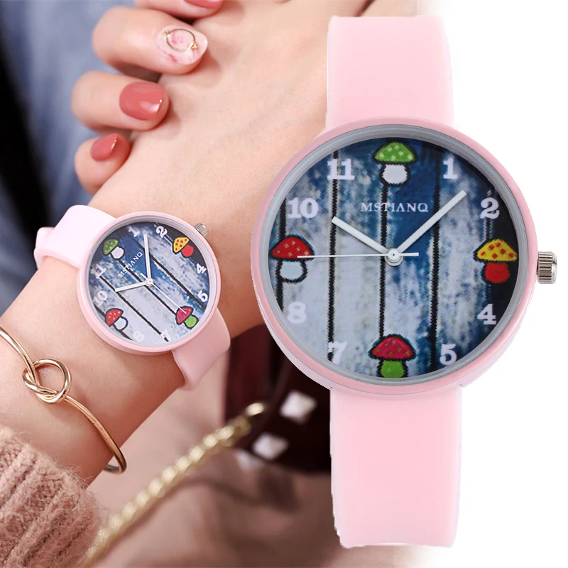 

Explosion fashion jelly color women watch female junior student simple trend silicone woman Ladies watches waterproof girl clock