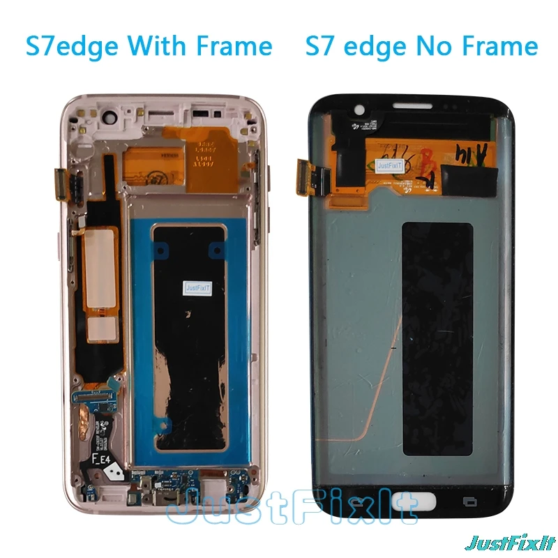 G935F для Samsung Galaxy S7Edge G935S L K ЖК дисплей с сенсорным экраном дигитайзер 5 ''Супер