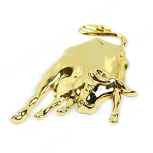 ^^Best Offers 1PC New 3D Golden/Silver Chrome Metal Bull Ox Emblem Car Truck Motor Sticker Auto Decal 10166 ^^Best Offers 1PC New 3D Golden/Silver Chrome Metal Bull Ox Emblem Car Truck Motor Sticker Auto Decal 10166