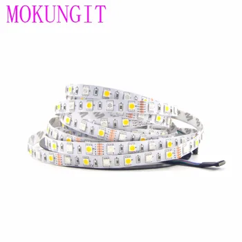 

50M 10X5M DC12V SMD 5050 RGBW LED strip Light 60Leds/M 300LEDS RGB+CW(RGB+Cool White) RGBWW Flexible Non-waterproof