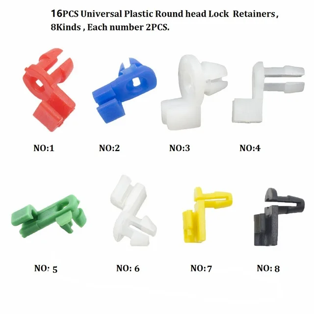Universal Mixed Auto Car Self-tapping Screw Metal U-Type Base Iron Fender Bumper Leaf board Fastener Grommet Clip A5-16PCS