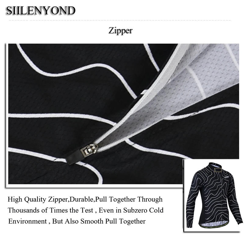Siilenyond Pro, зимний термальный флисовый комплект для велоспорта, Майо, Ropa Ciclismo, MTB, одежда для велоспорта, одежда с длинным рукавом, велосипедная одежда