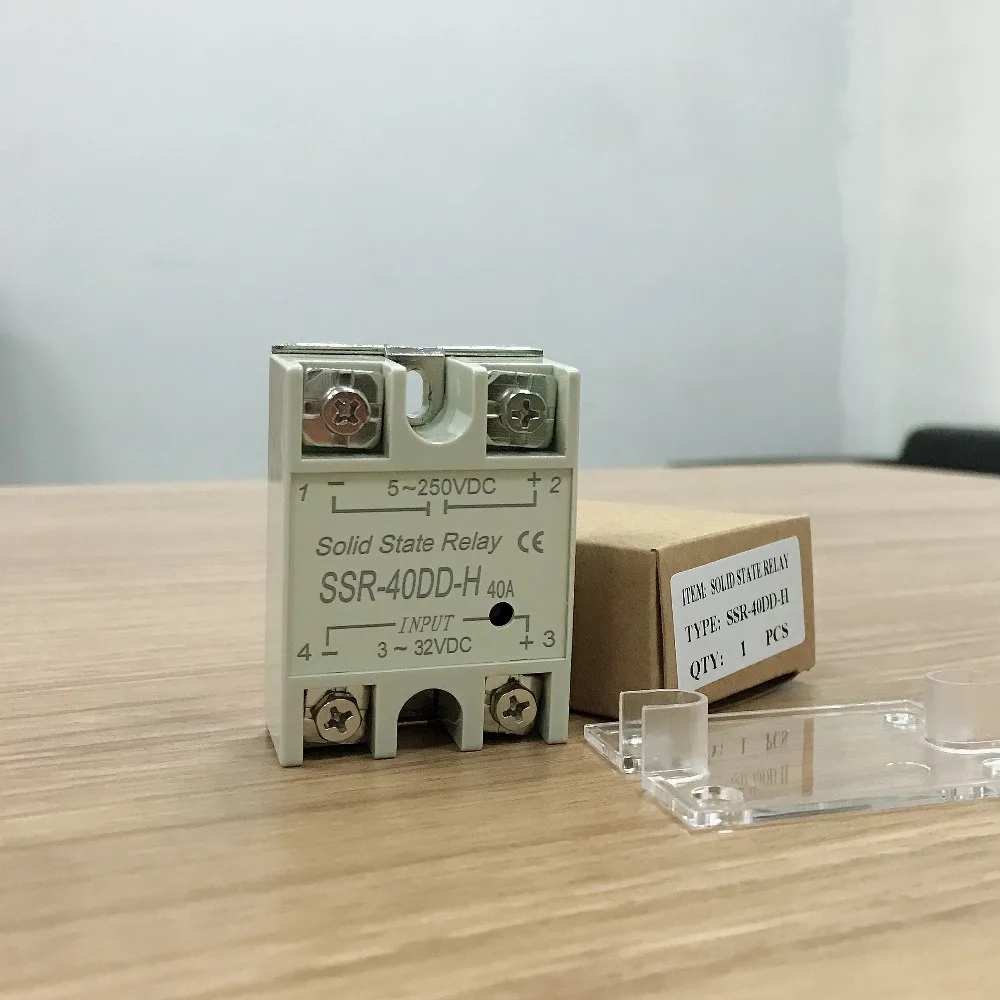 Твердотельные реле SSR 40AA 40A фактически 80 В 250 AC до 24 380 в/90 480 в ССР серии 40DA 40VA 40DD Реле