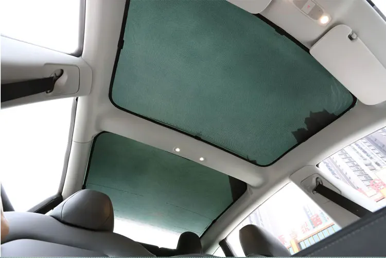 LUCKEASY для Tesla модель 3 стекло для крыши, солнцезащитный экран для автомобиля