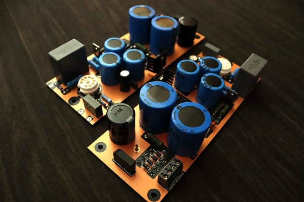 D климо Мерлино 6DJ8 (ECC88) вакуумная трубка предусилитель аудио платы DIY Kit|Усилители