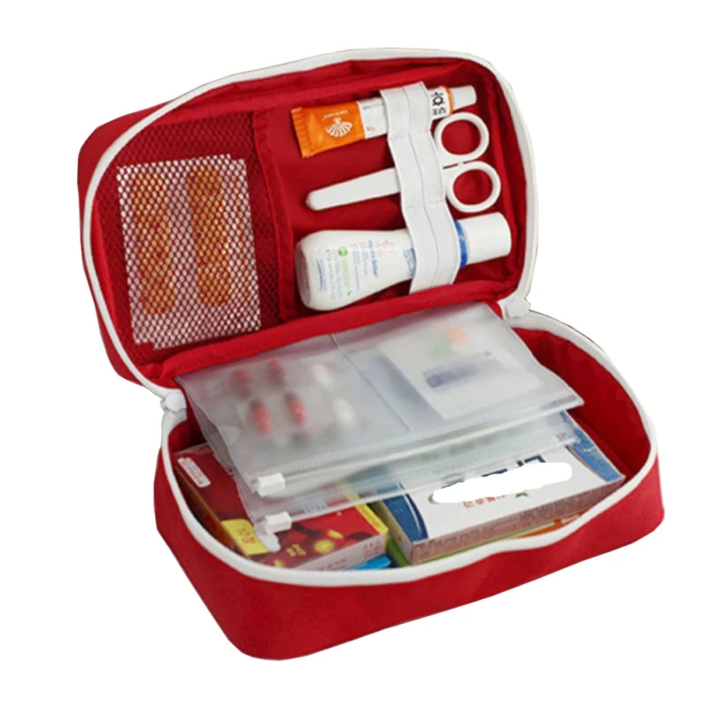 

Portable First Aid Emergency Medical Kit Survival Bag Empty Medicine Storage Bag Travel Outdoor Sport Camping Tool SZ