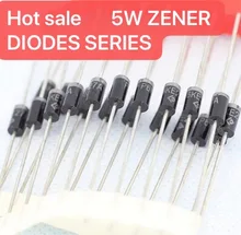 Livraison Gratuite 1N5379B 1N5380B 1N5381B 1N5382B 1N5383B T-18 (CASE17-02) Puissance Axiale Diode Zener 5W 110V 120V 130V 140V 150V