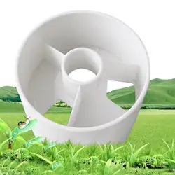 Пластиковая тренировочная белая чашка для гольфа с отверстием для гольфа, садовая тренировочная установка шеста
