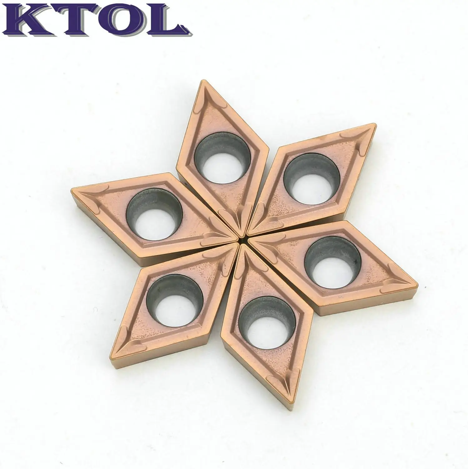

DCMT11T304 LF6018 Metal Turning Lathe Insert Tool for Stainless Steel Processing Carbide Milling Inserts CNC Cutting Lathe Tools