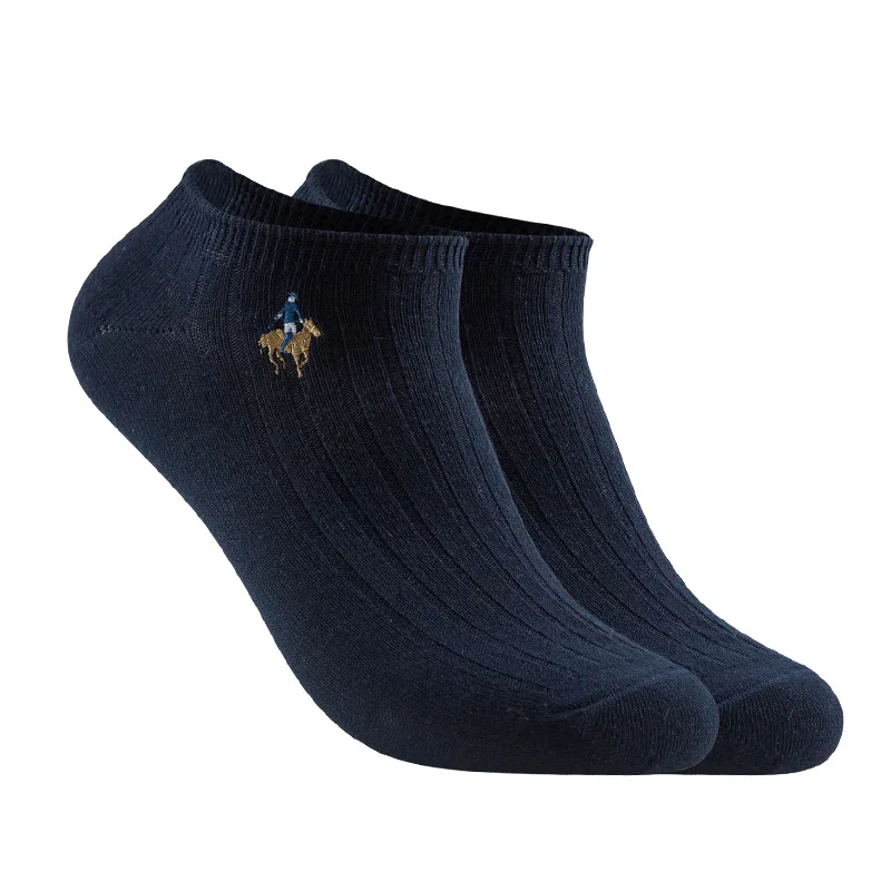 Новинка, мужские хлопковые носки, 10 шт = 5 пар/лот, высокое качество, деловой бренд, мужские короткие носки, дышащие летние мужские size39-44