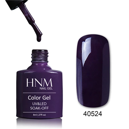 HNM чистый цвет 8 мл УФ лак для ногтей штамповка краски Лак для ногтей Negellak Lucky лак для нейл-арта Гель-лак Эмаль Гибридный лак чернила - Цвет: 40524