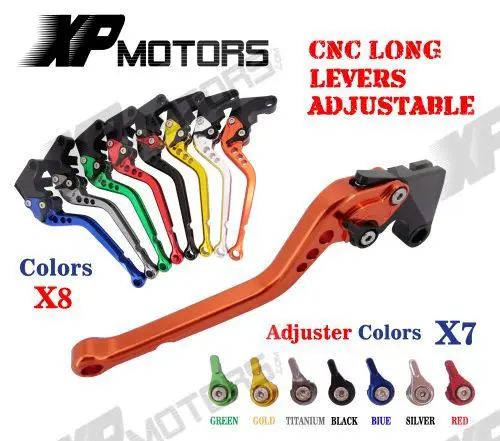 

CNC Long Adjustable Racing Brake Clutch Lever For Suzuki GSXR1000 K7 2007 2008 GSX-R1000 NEW