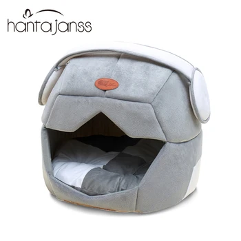 

Dog Bed For Medium Dogs House Creative Space Cap Shape Cat Bed Closed Foldable Pet House With Mat Machine Wash Winter cama perro
