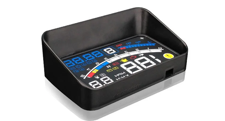 4E 5 &quotдисплей на головке автомобиля HUD OBD II EOBD лобовое стекло проектор