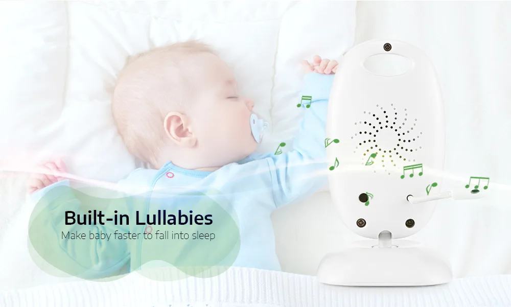ZR601 Digital 2 inch 2.4GHz Wireless LCD Baby Video Monitor with Night Vision