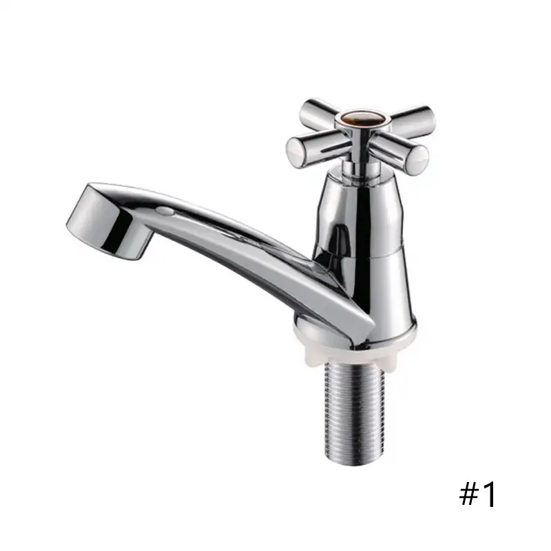 1pc Toilet Basin Mixer Sink Faucet With Single Handle Abs Plastic
