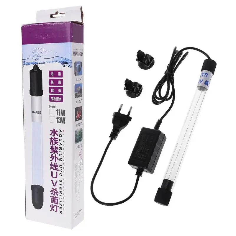 Aquarium Sterilizer Lights UV Lamp Fish Tank Bactericide UV Disinfection Water Treatment Purifier aquarium accessories