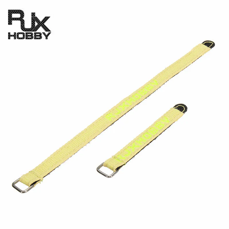 

High Quality RJX HOBBY 12x250mm 12x100mm Kevlar Non-Slip Battery Tie Down Strap for RC FPV Racing Drone Parts Accessories