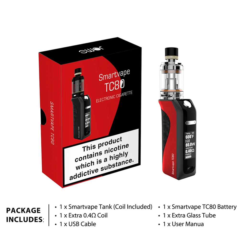 Smartvape TC80 бокс мод с аккумулятором 2200 мАч|kit vape|vape vapemod kit box |